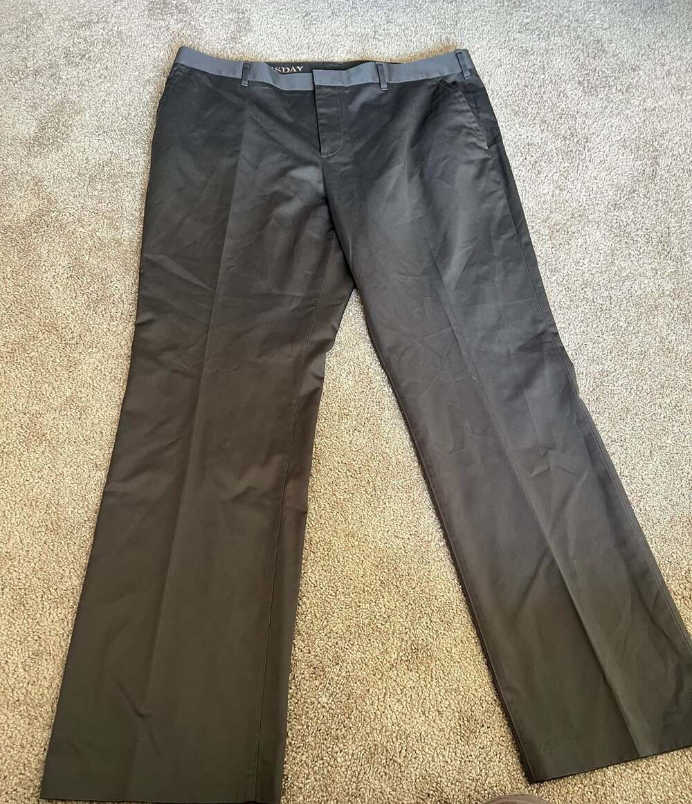 Bonobos Mens 38/32 Black Thursday Dress Pants